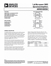 DataSheet AD8502 pdf